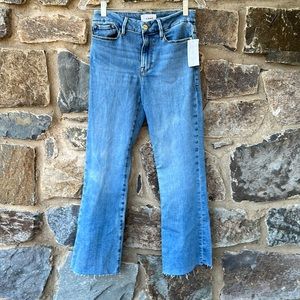 NWT FRAME - Le Crop Mini Boot in Jadite size 27